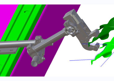 5 Million Cycles Robot Clamp Gripper , End Effector Gripper For Stamping Die