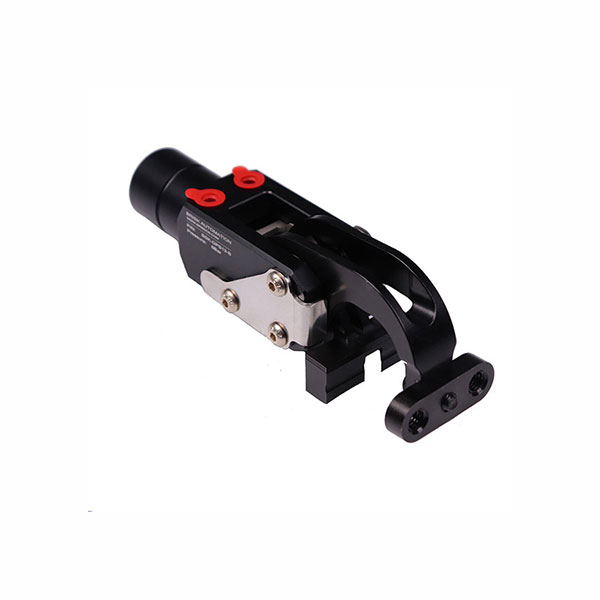 Quick Change Standard Pneumatic Power Clamps Gripper With Jaws Angular